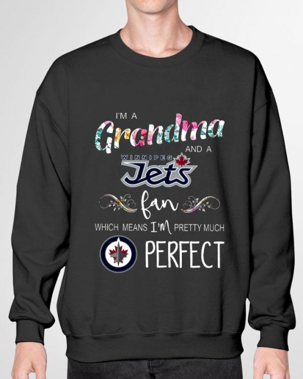 Original I'm A Grandma And A Winnipeg Jets Fan shirt