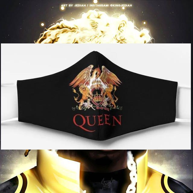 b840de84 queen band symbol face mask 4 - Queen band symbol face mask