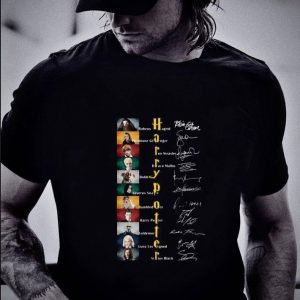 Awesome Harry Potter All Characters Name Signatures shirt 1