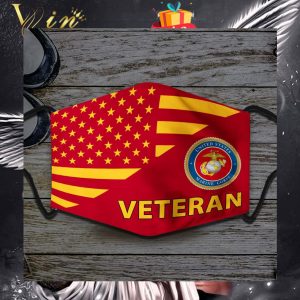 Veteran United States Marine Corps Face Mask