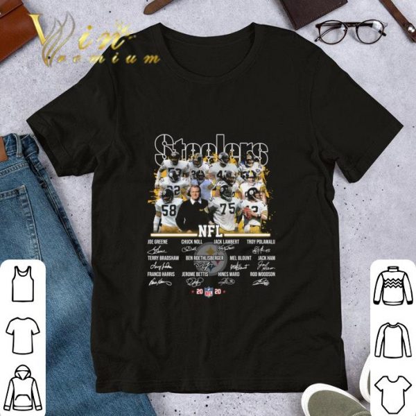 Original Steelers NFL 2020 signatures shirt