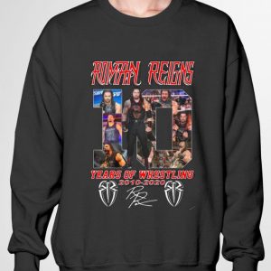Best The Shield Roman Reigns 10 Years Of Wrestling 2010 2020 Signatures shirt 2