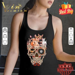 Premium Chihuahua Sugar Skull shirt 2