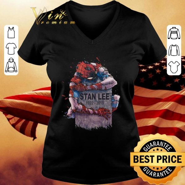 Funny Spider-man RIP Stan Lee 1922-2018 shirt