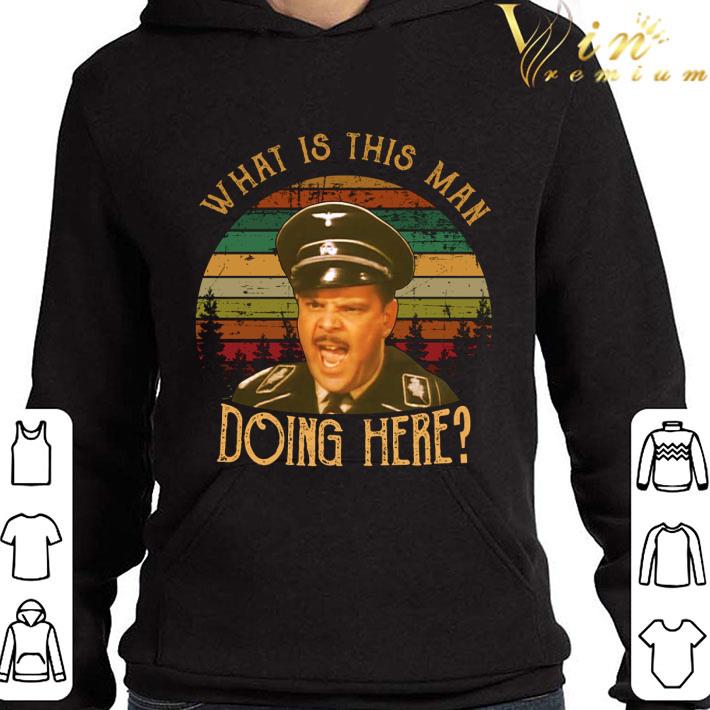 Hogan's Heroes Howard Caine What Is This Man Doing Here Vintage shirt ccccc135 hogan s heroes howard caine what is this man doing here vintage shirt 4 - Hogan's Heroes Howard Caine What Is This Man Doing Here Vintage shirt