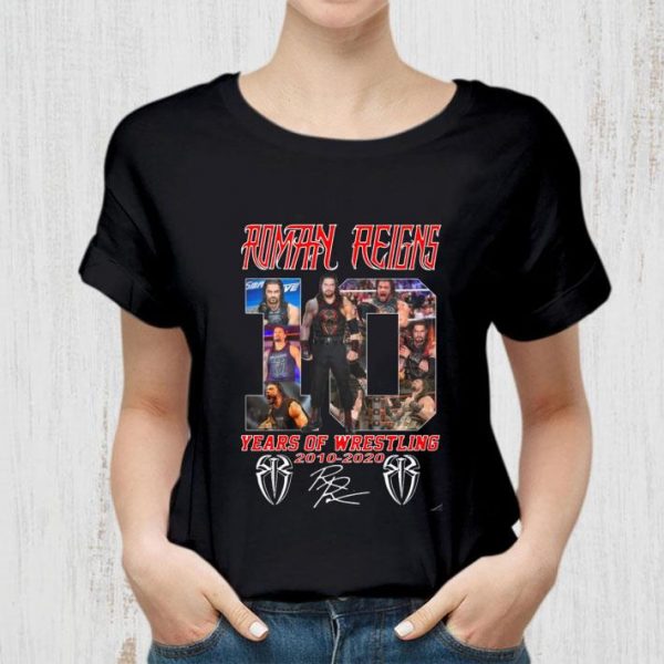 Best The Shield Roman Reigns 10 Years Of Wrestling 2010 2020 Signatures shirt
