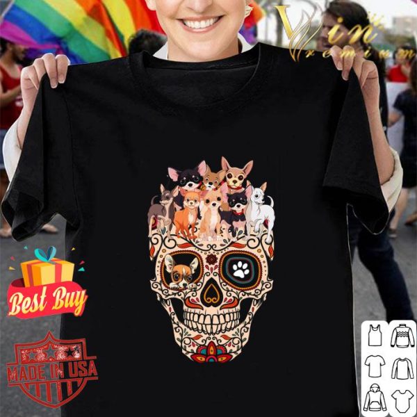 Premium Chihuahua Sugar Skull shirt