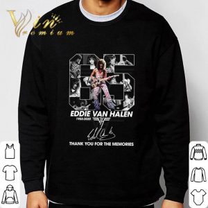 65 years of Eddie Van Halen 1955-2020 thank you for the memories shirt 2