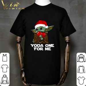 Star Wars Baby Yoda Christmas Yoda One For Me shirt 1