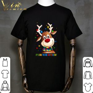 Reindeer Autism it's ok to be different shirt 1