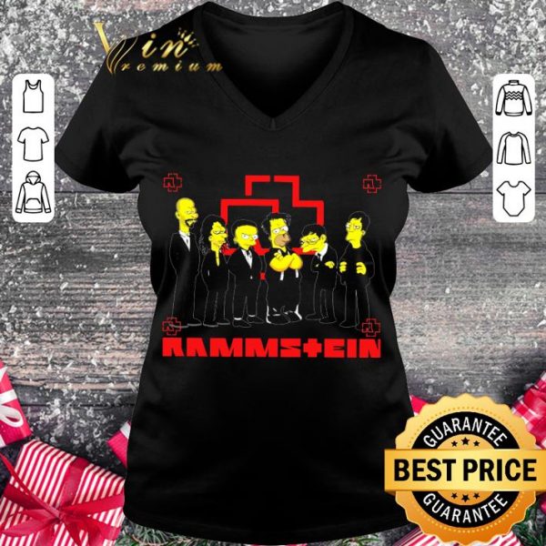 Best The Simpsons characters mashup Rammstein shirt