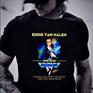 Best Signature Eddie Van Halen Thank You For The Music And Memories shirt 1
