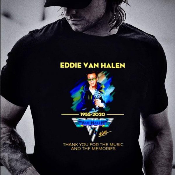 Best Signature Eddie Van Halen Thank You For The Music And Memories shirt