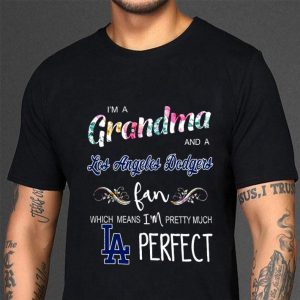 Best I'm A Grandma And A Los Angeles Dodger Fan shirt 2