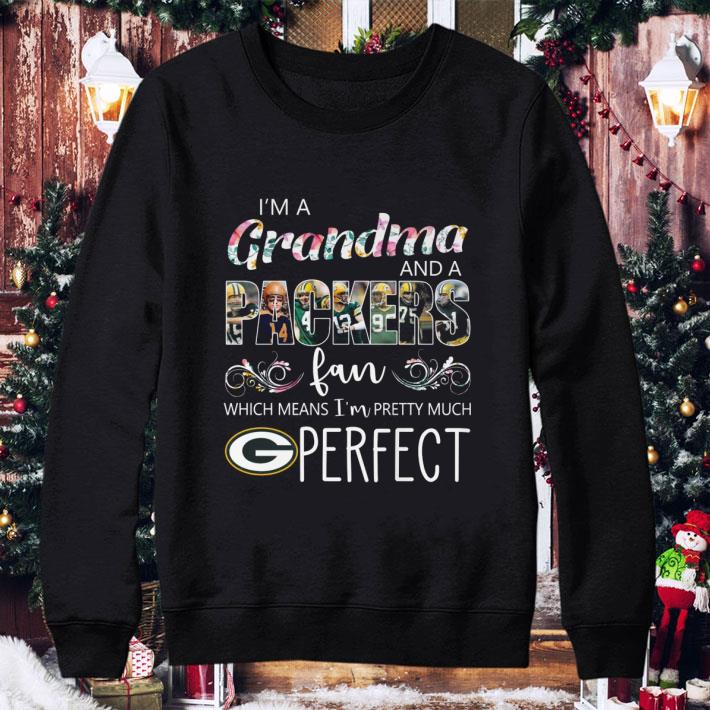 e65c676e best i m a grandma and a green bay packers fan flowers shirt 4 - Best I'm A Grandma And A Green Bay Packers Fan Flowers shirt