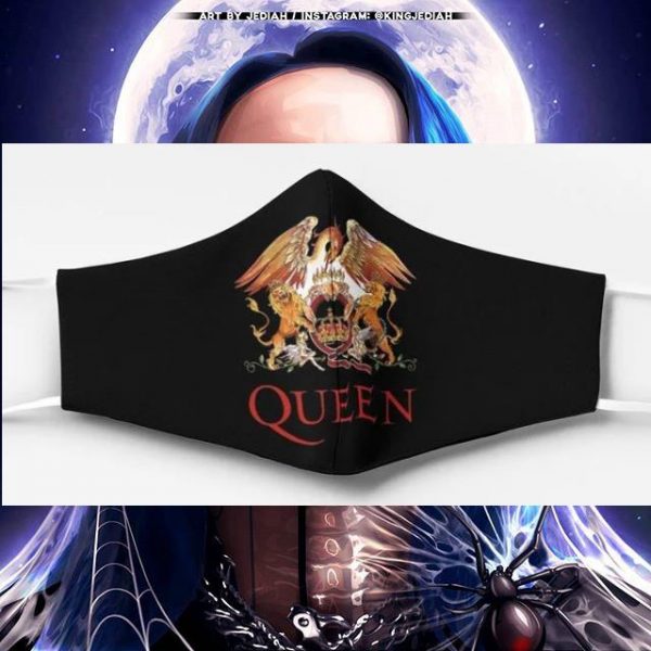 Queen band symbol face mask