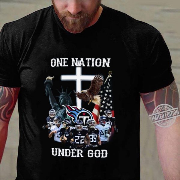 Best Tennessee Titans Statue Of Liberty One Nation Under God shirt