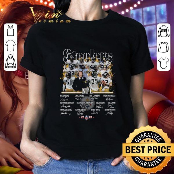 Original Steelers NFL 2020 signatures shirt