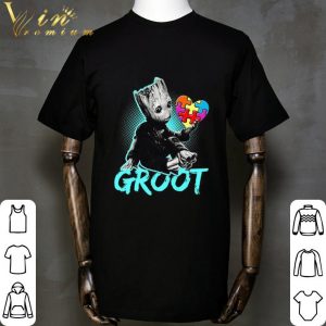 Guardian Of The Galaxy Groot Autism Awareness Puzzle Pieces shirt 1