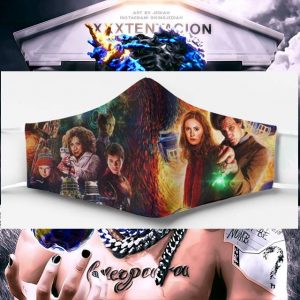 Doctor Who Poster Face Mask
