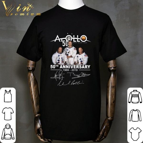 Apollo 50 Next Giant Leap 50th Anniversary 1969-2019 Signatures shirt