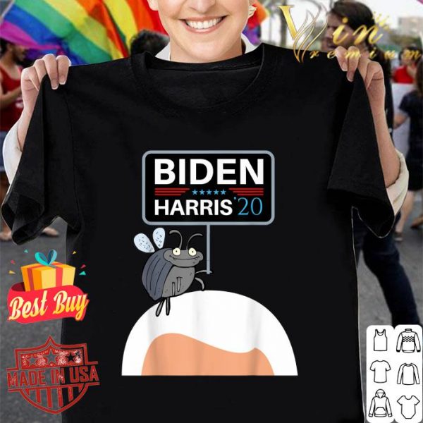 Best Debate Fly on Mike Pence's Head for Biden Harris 2020 shirt