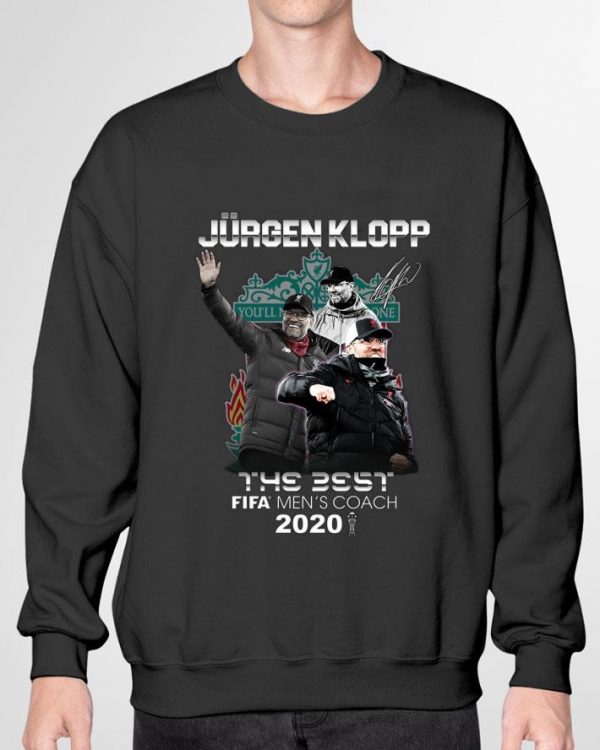 Best Liverpool Jürgen Klopp signature The Best Fifa Men's Coach 2020 shirt