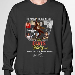 Original Elvis Presley Signature The King Of Rock N Roll 67 Years Of 1954-2021 Thank Music shirt 2