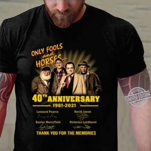 Hot 40th Anniversary Only Fools and Horses 1981-2021 Signatures shirt 2