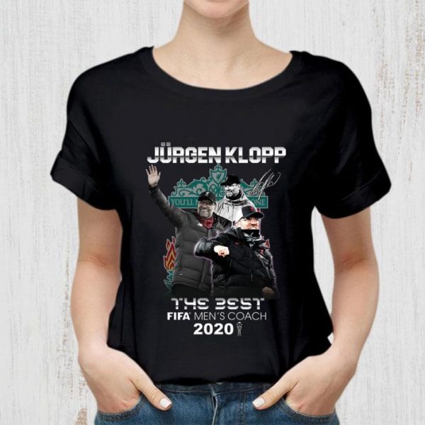 Best Liverpool Jürgen Klopp signature The Best Fifa Men's Coach 2020 shirt