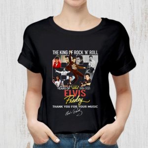 Original Elvis Presley Signature The King Of Rock N Roll 67 Years Of 1954-2021 Thank Music shirt 1
