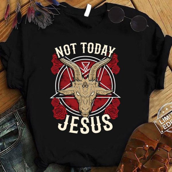 Premium Satan Not Today Jesus shirt