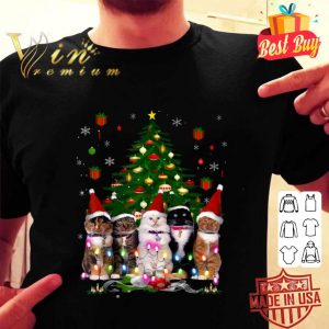 Original Cats Christmas Tree Lights 2020 shirt 1