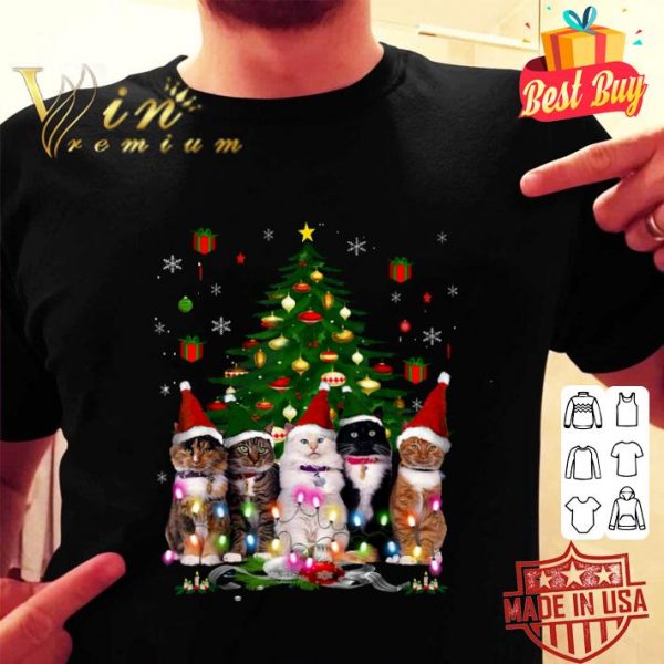 Original Cats Christmas Tree Lights 2020 shirt