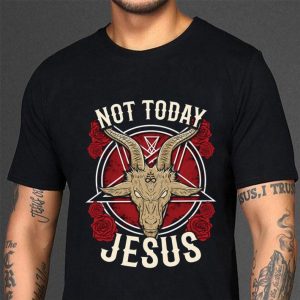 Premium Satan Not Today Jesus shirt 2