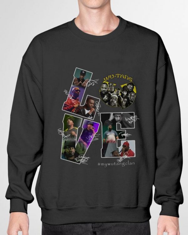 Funny Love My Wu-Tang Clan Signatures shirt