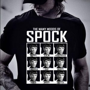 Hot Star Trek The Many Moods Of Spock shirt 1