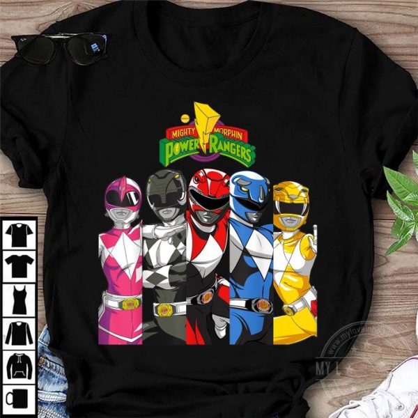 All Rangers In Separate Panels With Logo shirt