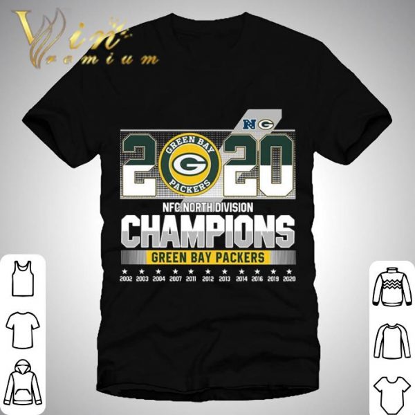 2020 Green Bay Packers NFC North Division Champions shirt
