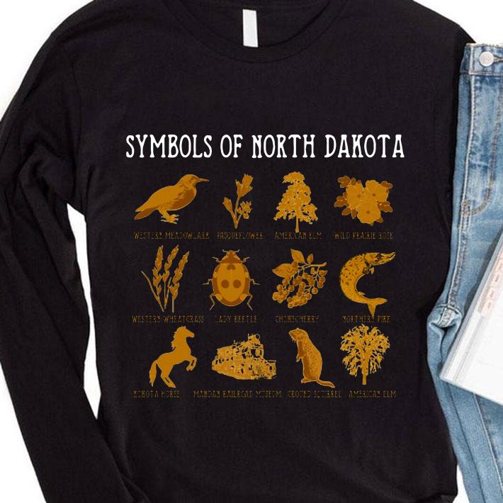 294c747b premium symbols of north dakota western meadowlark shirt 4 - Premium Symbols Of North Dakota Western Meadowlark shirt