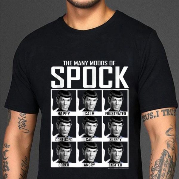 Hot Star Trek The Many Moods Of Spock shirt