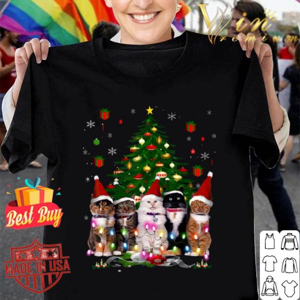 Original Cats Christmas Tree Lights 2020 shirt