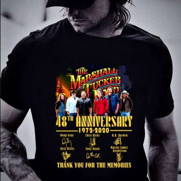 Awesome The Marshall Tucker Band 48 Years Of 1972-2020 Signatures shirt