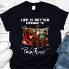 Hot Three Barrels Two Hearts One Dream shirt