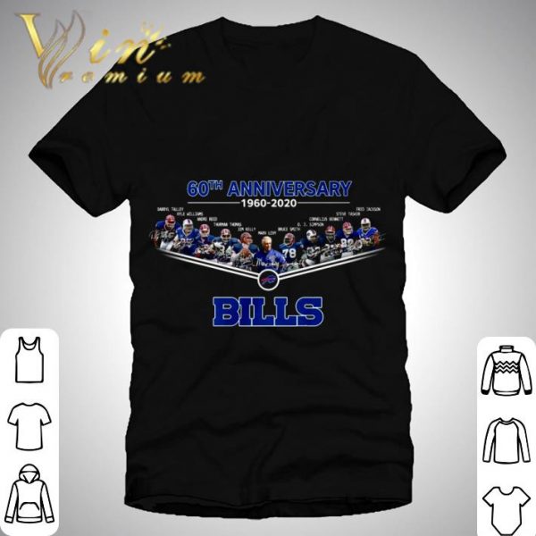 60th Anniversary 1960-2020 Buffalo Bills Signatures shirt