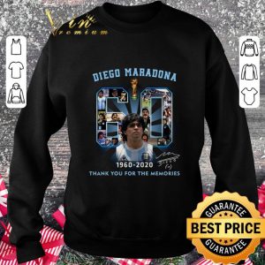 Original 60 years of Diego Maradona 1960-2020 Signature shirt 2