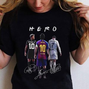 Hot 10 Neymar 10 Messi Cr7 Ronaldo Hero Signatures shirt 1