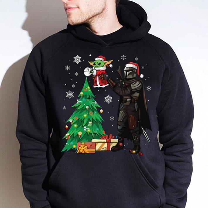 3a025566 premium star wars mandalorian and baby yoda christmas 2020 shirt 4 - Premium Star Wars Mandalorian and Baby Yoda Christmas 2020 shirt