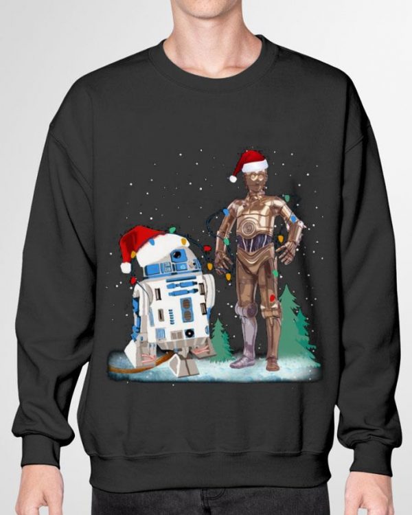 Official Star Wars R2-D2 C-3PO Merry Christmas shirt