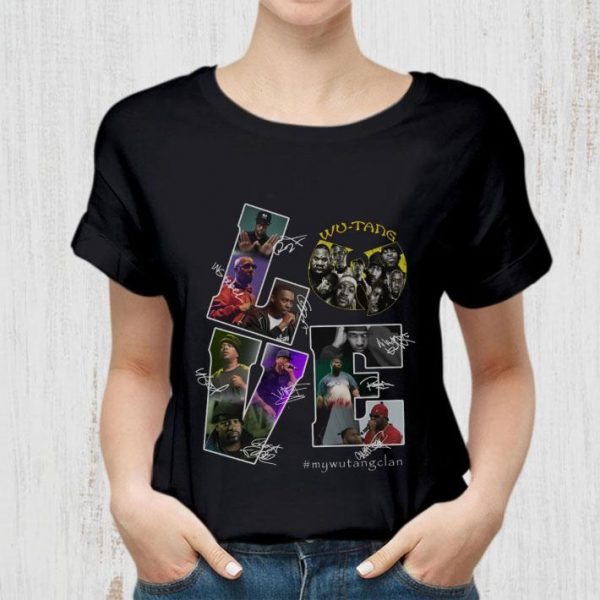 Funny Love My Wu-Tang Clan Signatures shirt